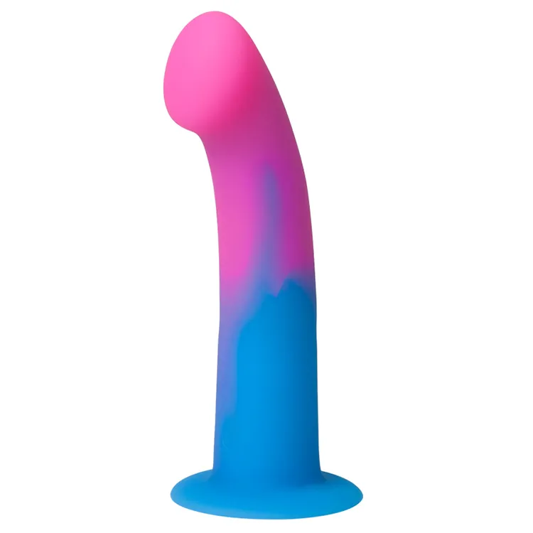 Colorful G-Spot Suction Cup Dildo